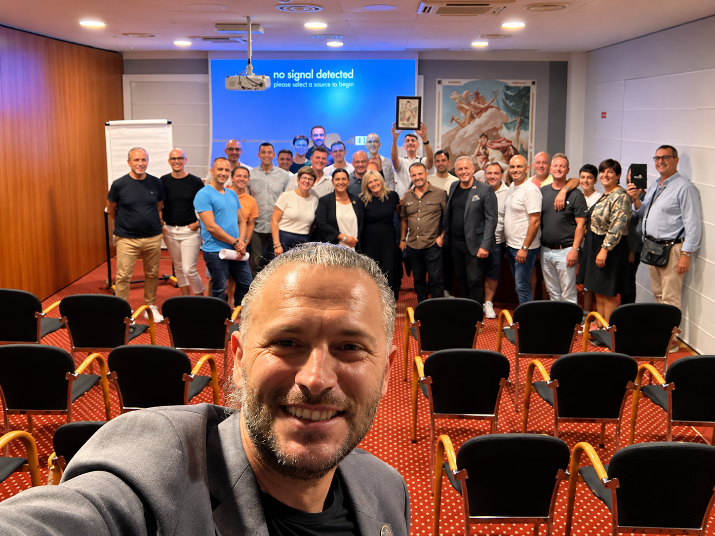 Team durante un evento